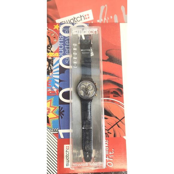 Swatch watch TIMELESS ZONE SCN104 1994l2 Chronograph New old stock - Picture 2 of 7